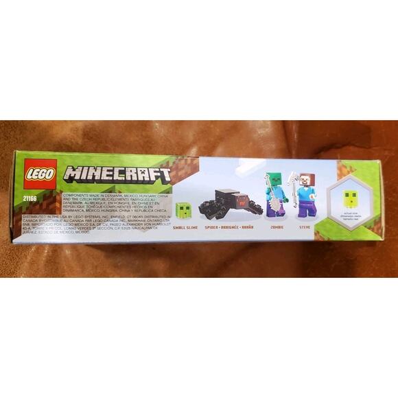 248 Piece Lego Minecraft 21166 The Abandoned Mine Building Block Set Sealed - Picture 7 of 10